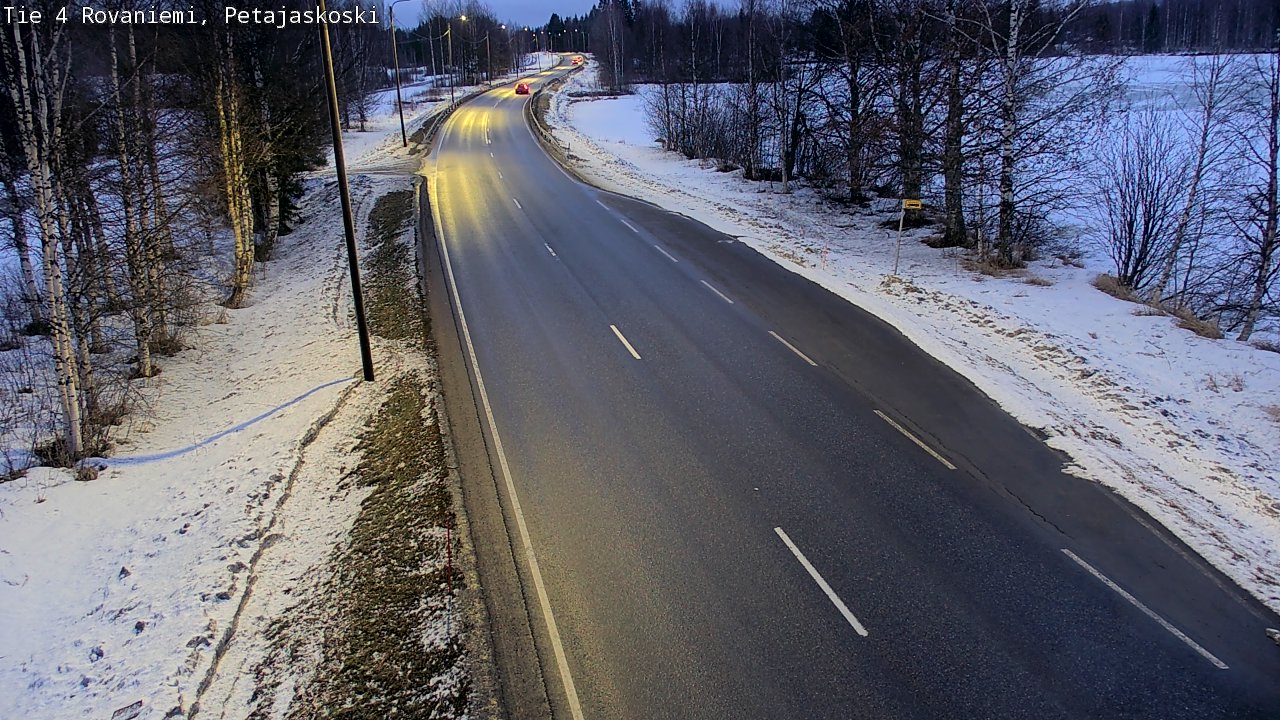 Kelikamerat Kuva Tie 4 Rovaniemi, Petäjäskoski, Rovaniemi, Lappi