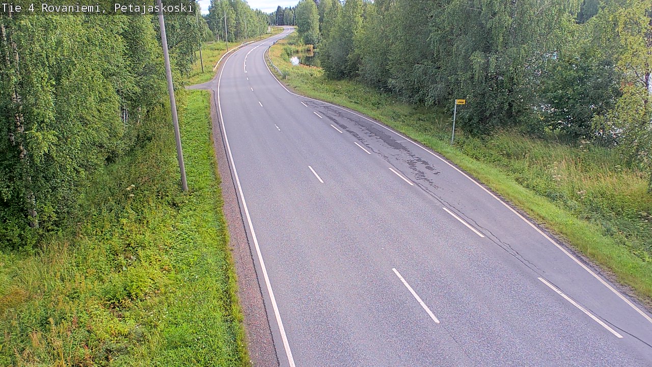Weather Camera Image Road 4 Rovaniemi, Petäjäskoski, Rovaniemi, Lappi