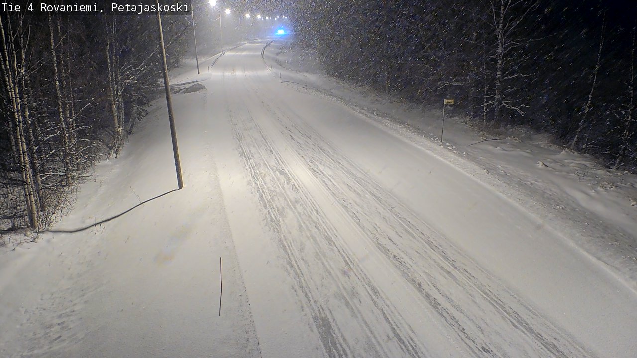 Weather Camera Image Road 4 Rovaniemi, Petäjäskoski, Rovaniemi, Lappi