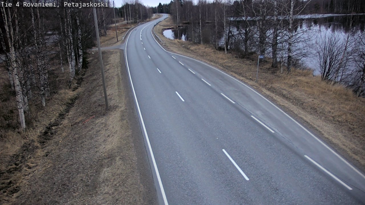 Weather Camera Image Road 4 Rovaniemi, Petäjäskoski, Rovaniemi, Lappi