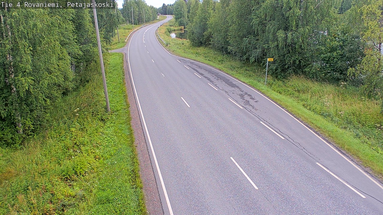 Weather Camera Image Road 4 Rovaniemi, Petäjäskoski, Rovaniemi, Lappi