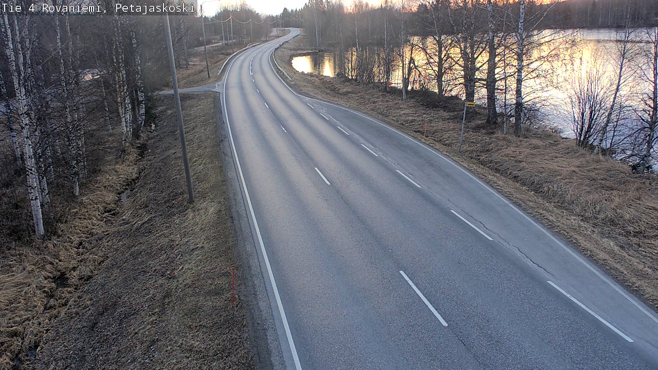 Weather Camera Image Road 4 Rovaniemi, Petäjäskoski, Rovaniemi, Lappi