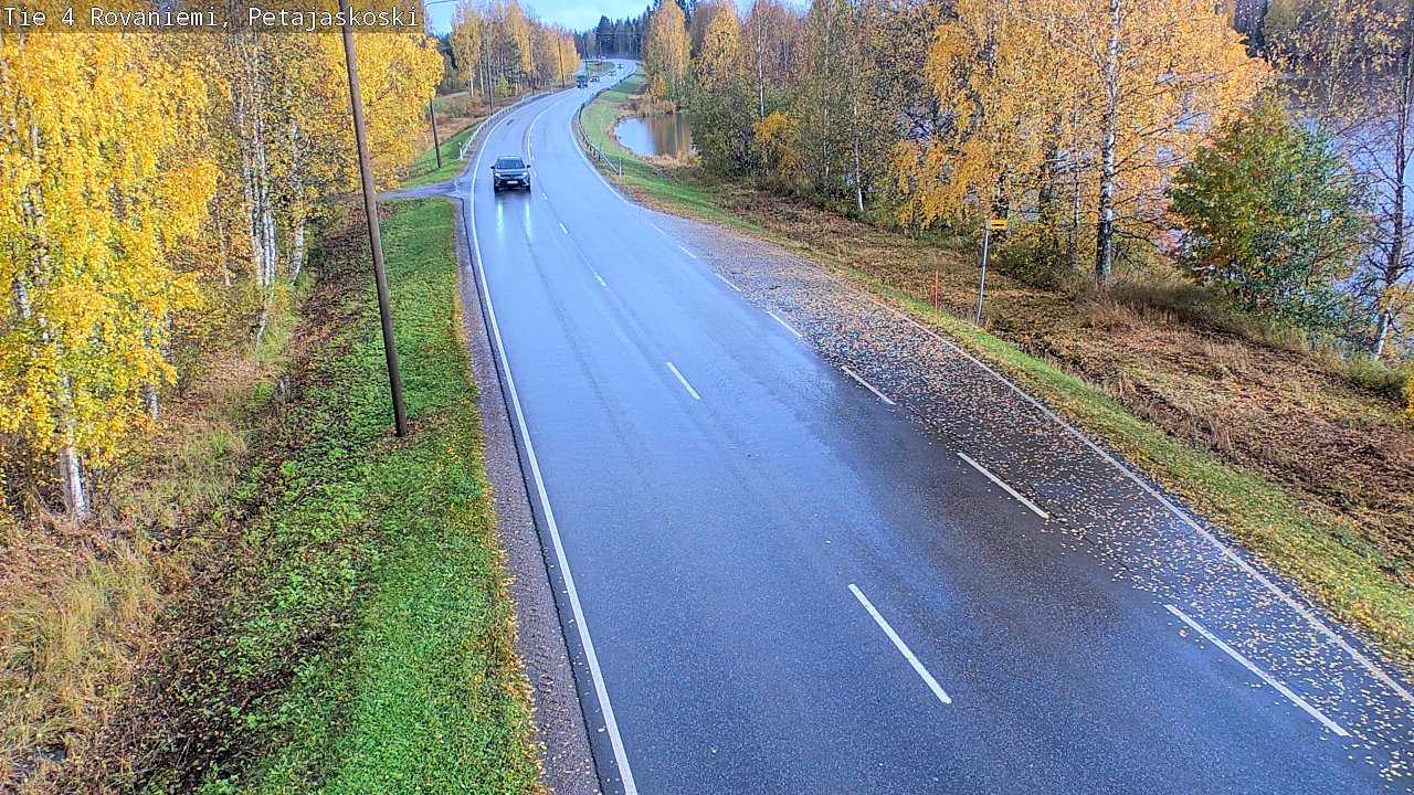 Weather Camera Image Väg 4 Rovaniemi, Petäjäskoski, Rovaniemi, Lappi