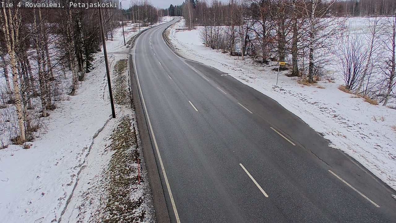Kelikamerat Kuva Tie 4 Rovaniemi, Petäjäskoski, Rovaniemi, Lappi