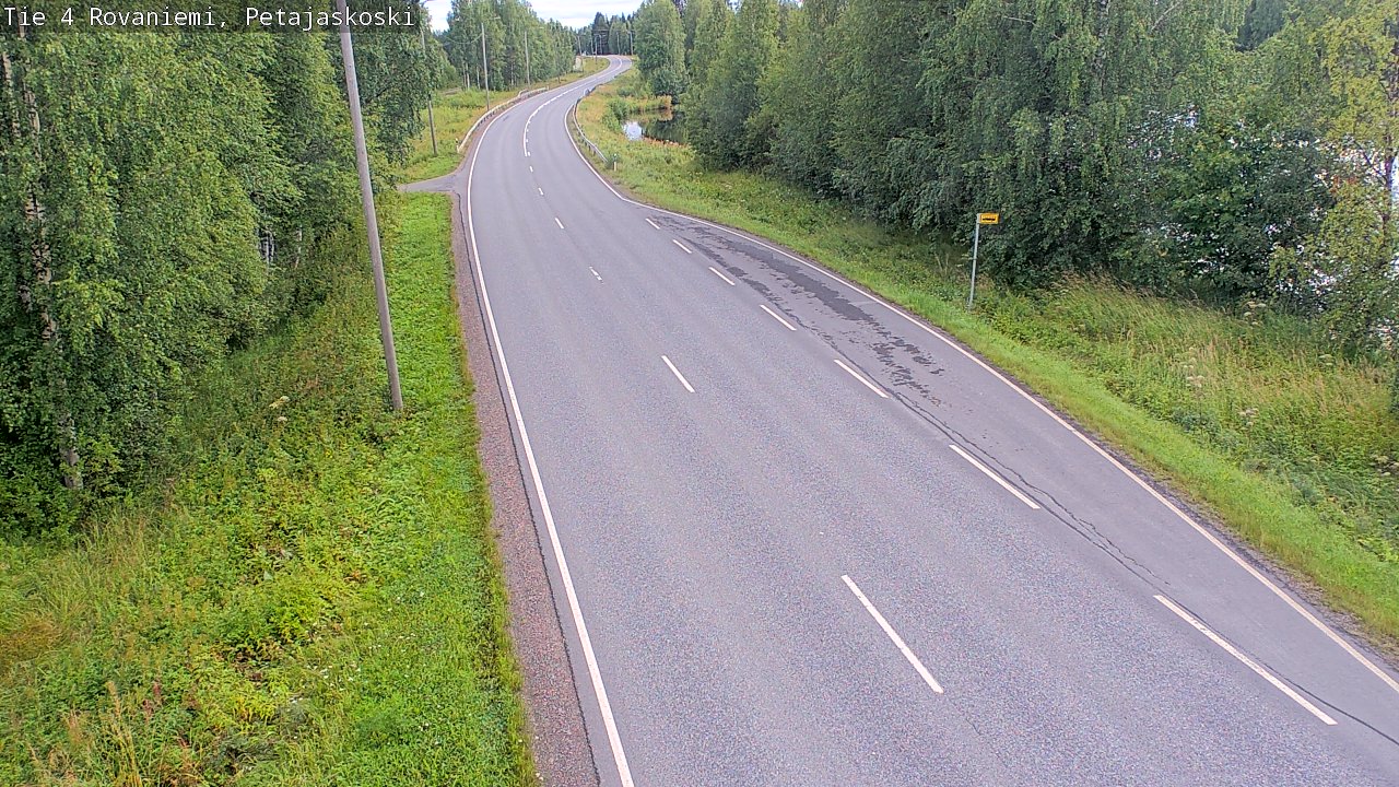 Weather Camera Image Road 4 Rovaniemi, Petäjäskoski, Rovaniemi, Lappi