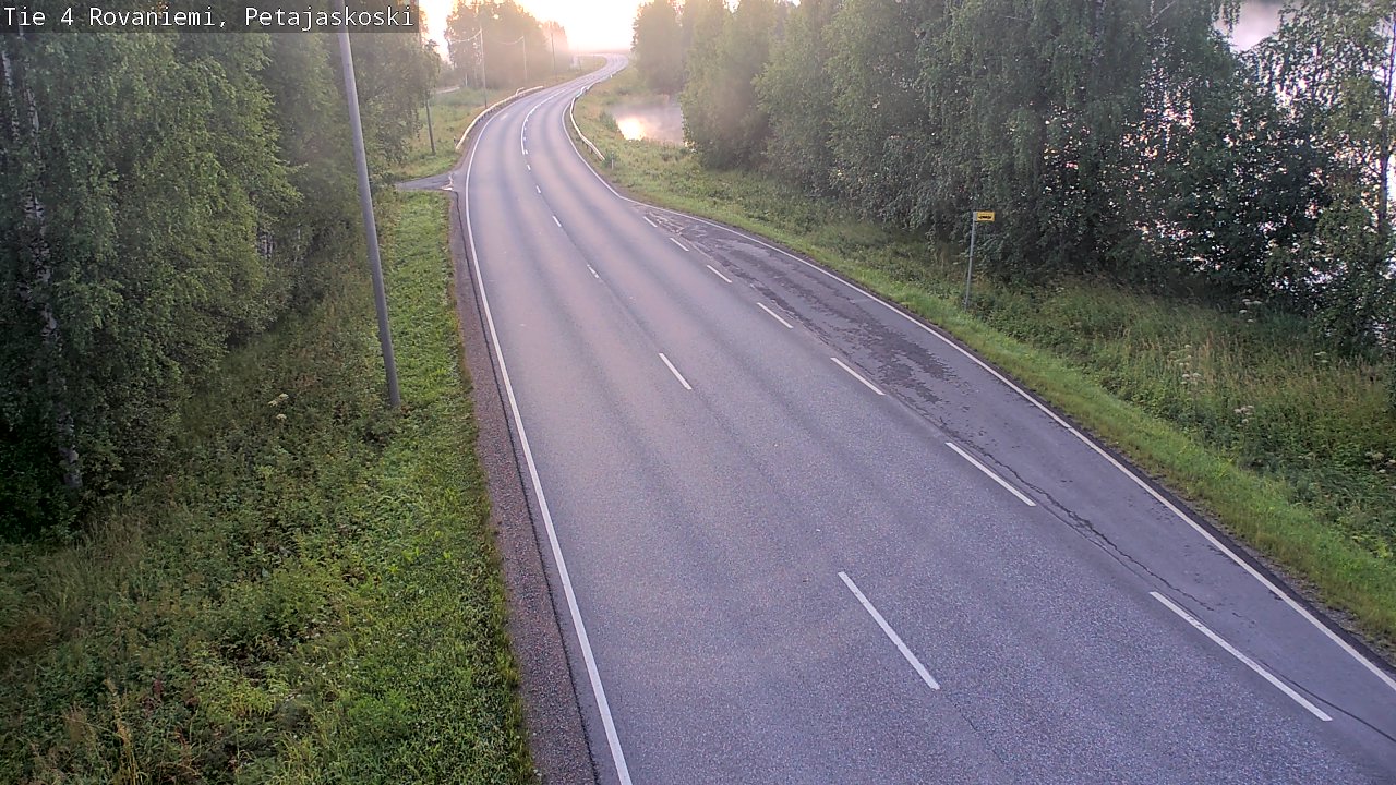 Kelikamerat Kuva Tie 4 Rovaniemi, Petäjäskoski, Rovaniemi, Lappi