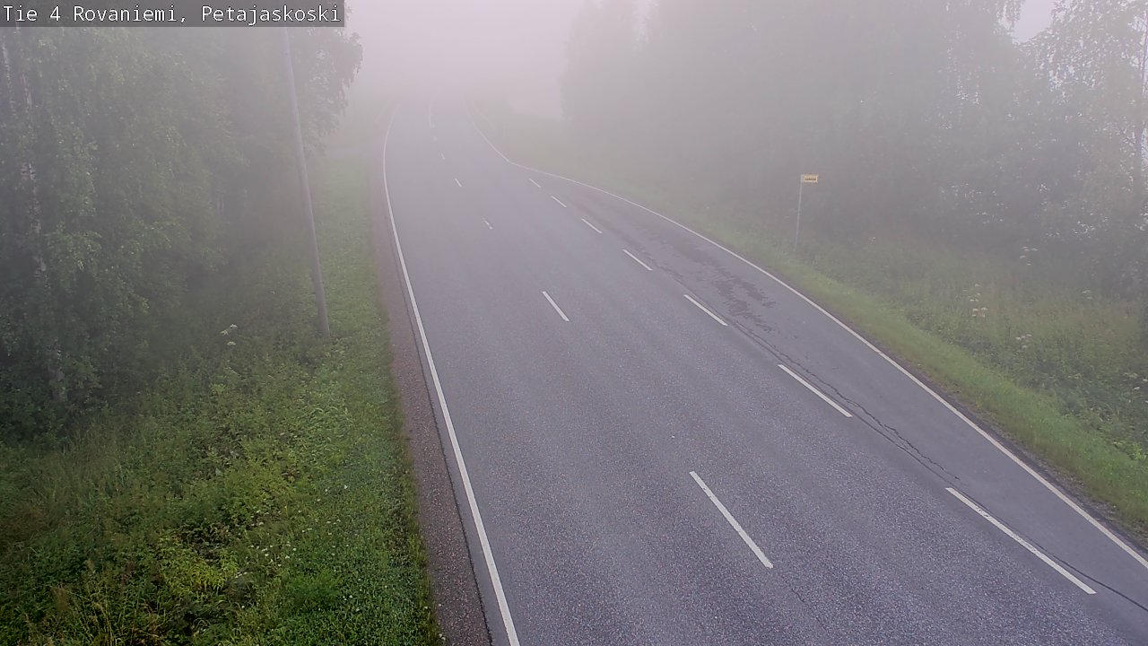 Weather Camera Image Road 4 Rovaniemi, Petäjäskoski, Rovaniemi, Lappi