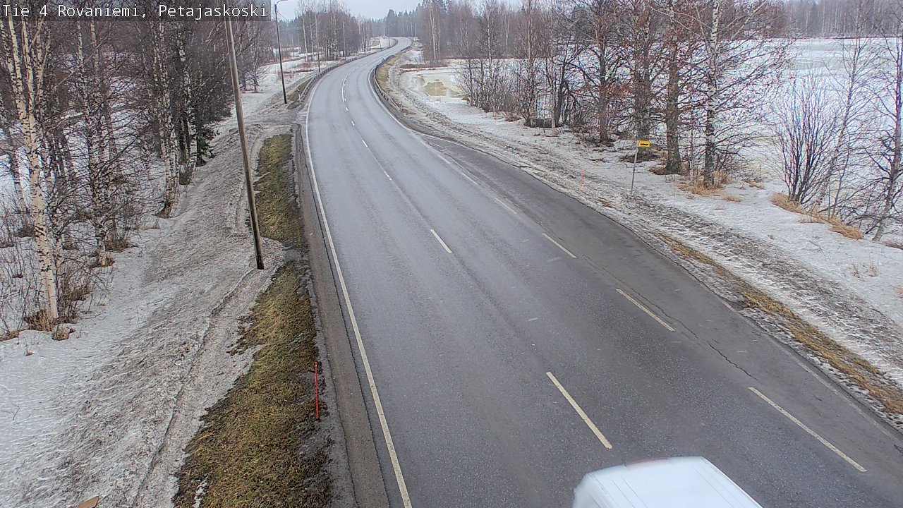 Weather Camera Image Road 4 Rovaniemi, Petäjäskoski, Rovaniemi, Lappi
