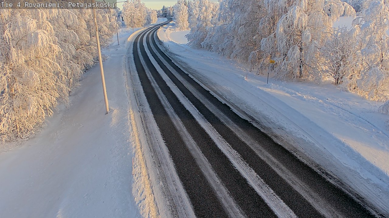 Kelikamerat Kuva Tie 4 Rovaniemi, Petäjäskoski, Rovaniemi, Lappi