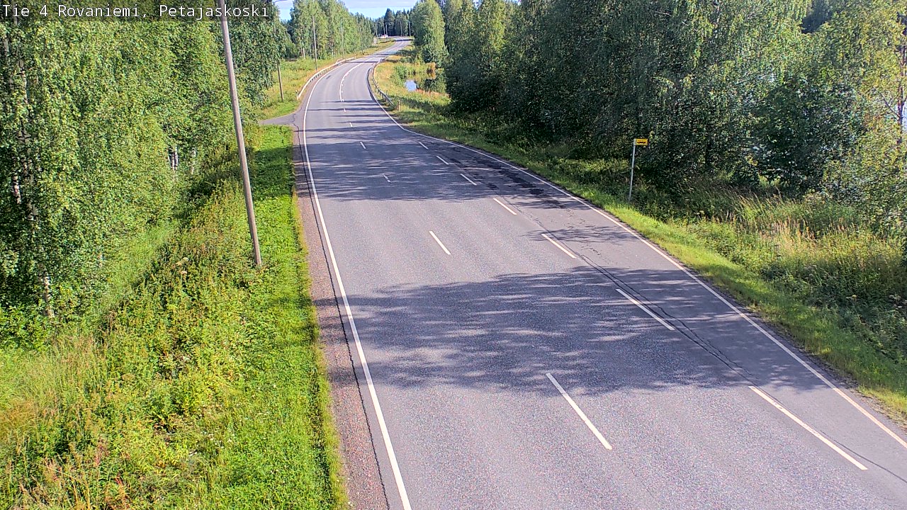 Weather Camera Image Road 4 Rovaniemi, Petäjäskoski, Rovaniemi, Lappi