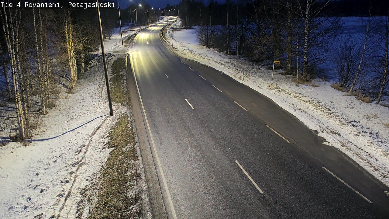 Kelikamerat Kuva Tie 4 Rovaniemi, Petäjäskoski, Rovaniemi, Lappi