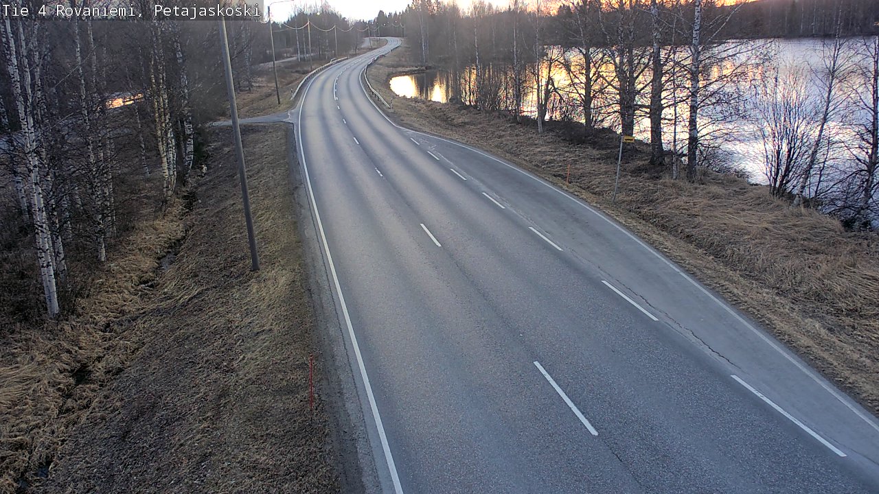 Weather Camera Image Road 4 Rovaniemi, Petäjäskoski, Rovaniemi, Lappi