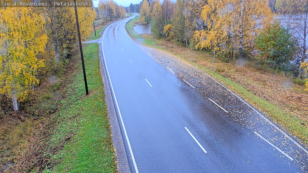 Weather Camera Image Väg 4 Rovaniemi, Petäjäskoski, Rovaniemi, Lappi