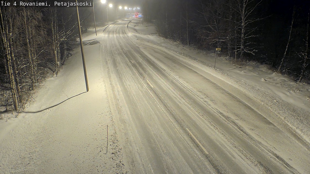 Weather Camera Image Road 4 Rovaniemi, Petäjäskoski, Rovaniemi, Lappi