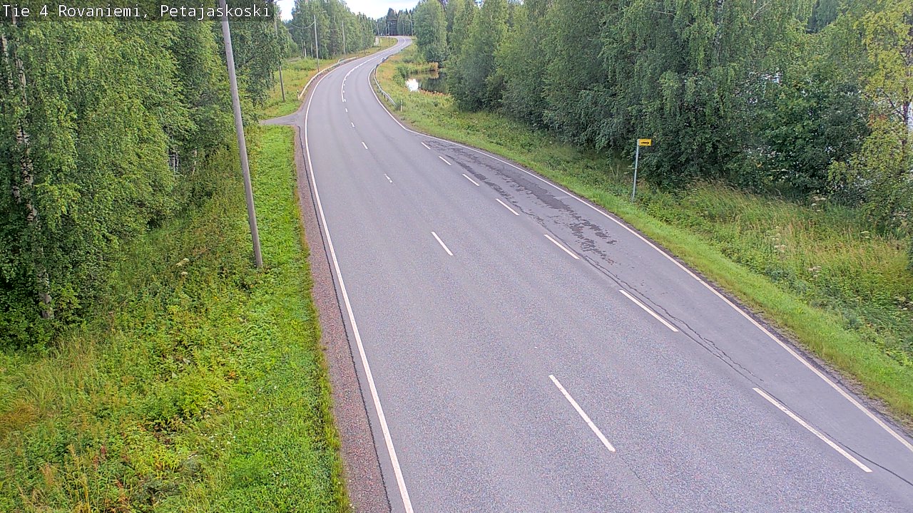 Weather Camera Image Road 4 Rovaniemi, Petäjäskoski, Rovaniemi, Lappi