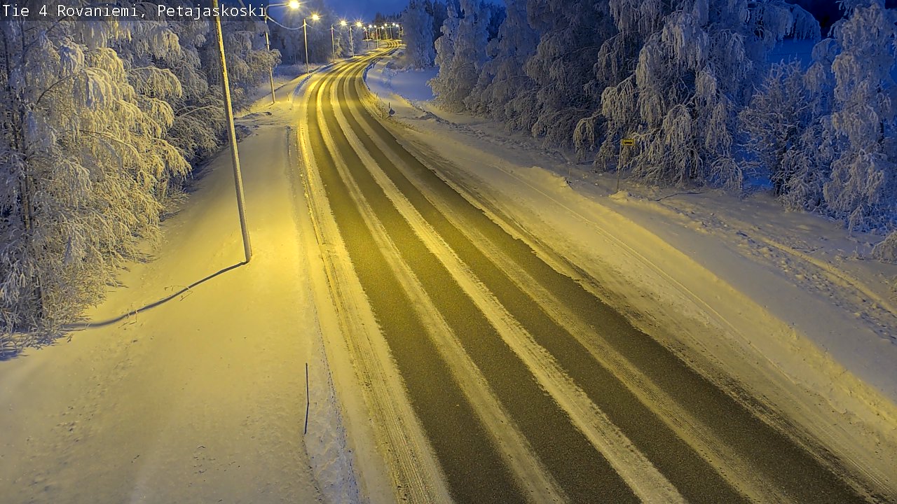 Kelikamerat Kuva Tie 4 Rovaniemi, Petäjäskoski, Rovaniemi, Lappi