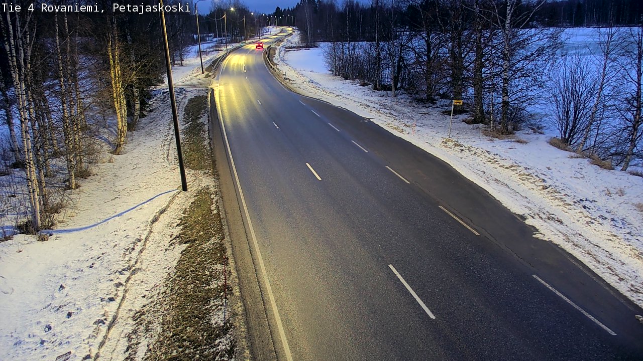 Kelikamerat Kuva Tie 4 Rovaniemi, Petäjäskoski, Rovaniemi, Lappi