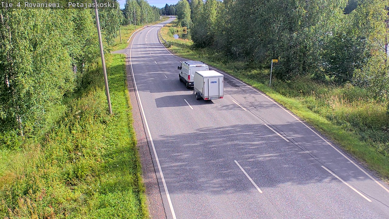 Weather Camera Image Road 4 Rovaniemi, Petäjäskoski, Rovaniemi, Lappi