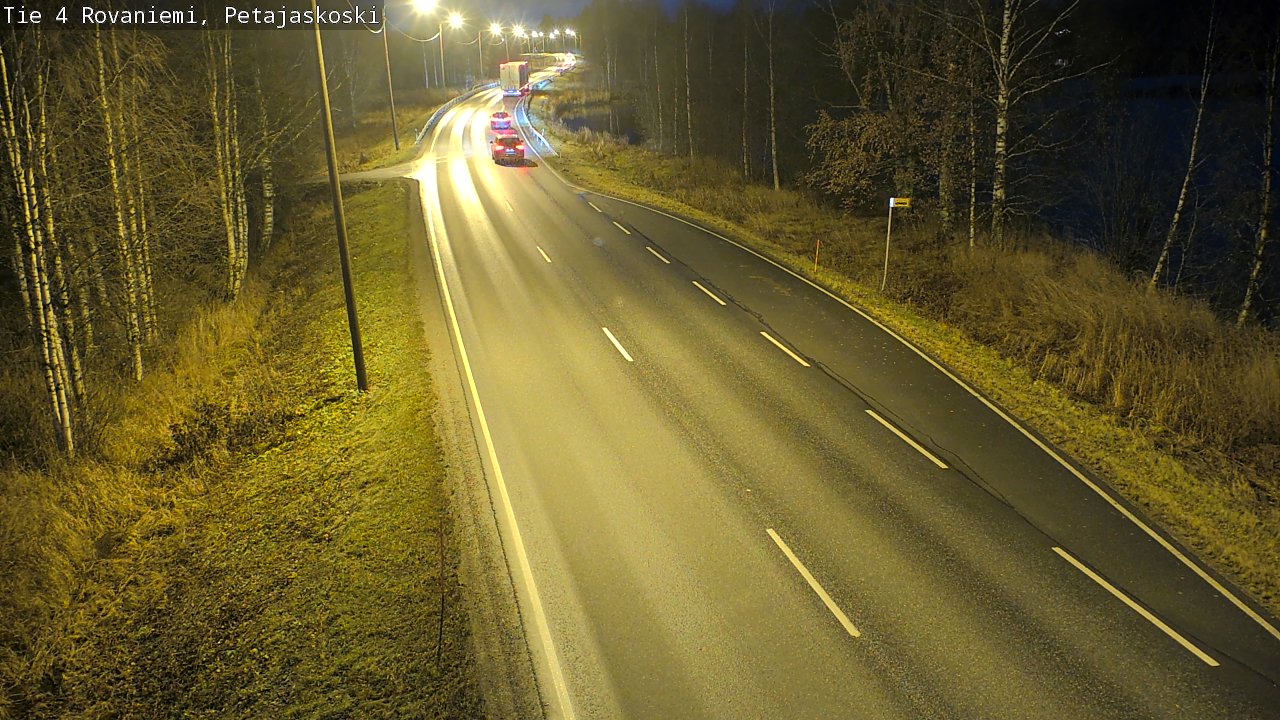 Kelikamerat Kuva Tie 4 Rovaniemi, Petäjäskoski, Rovaniemi, Lappi