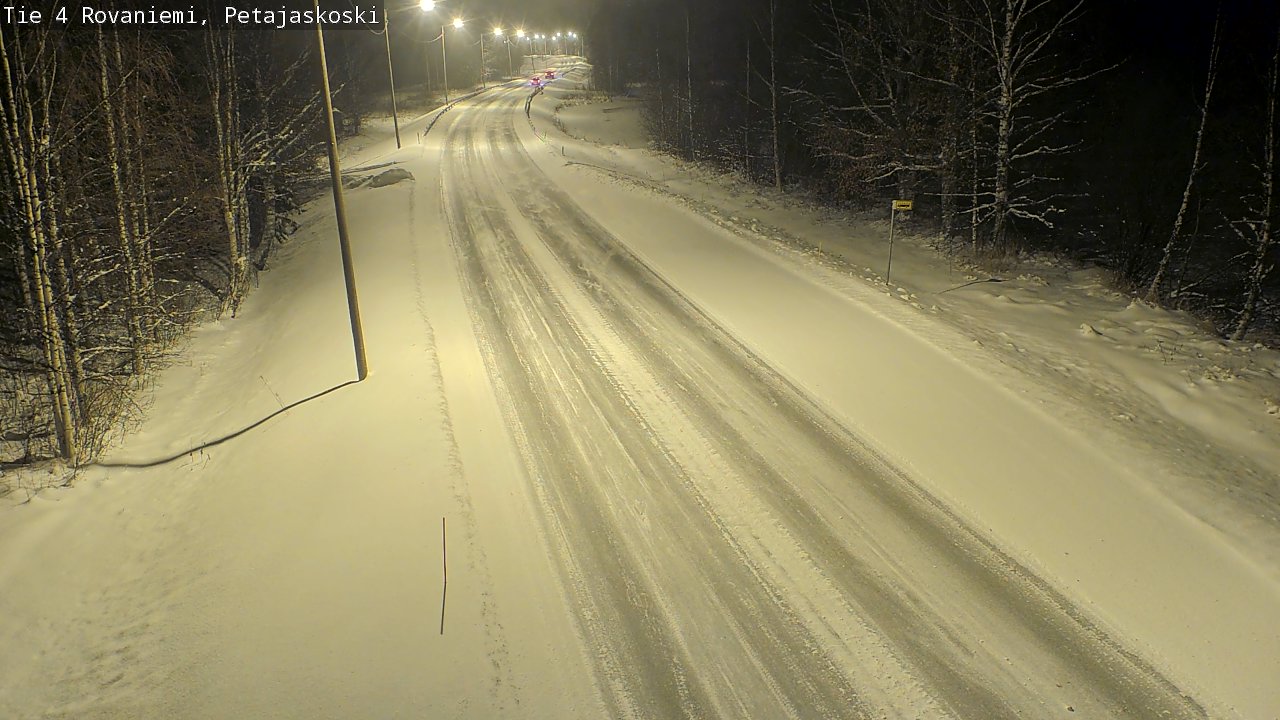 Weather Camera Image Road 4 Rovaniemi, Petäjäskoski, Rovaniemi, Lappi