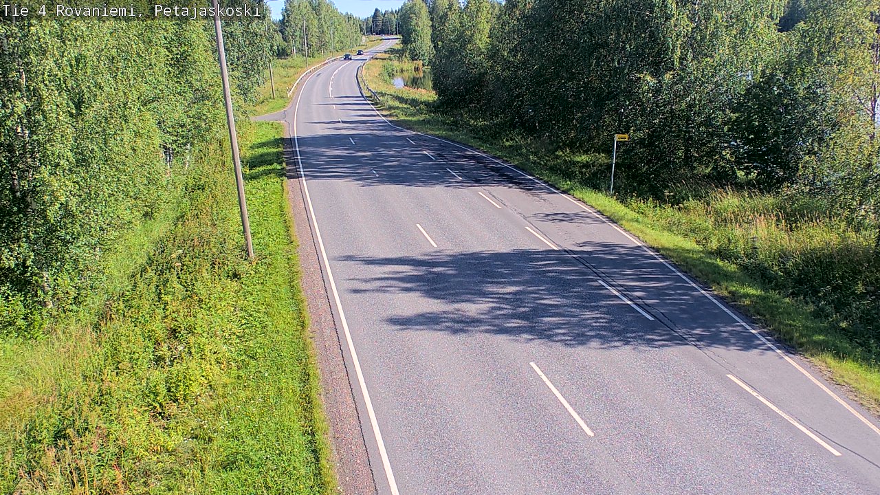 Weather Camera Image Road 4 Rovaniemi, Petäjäskoski, Rovaniemi, Lappi