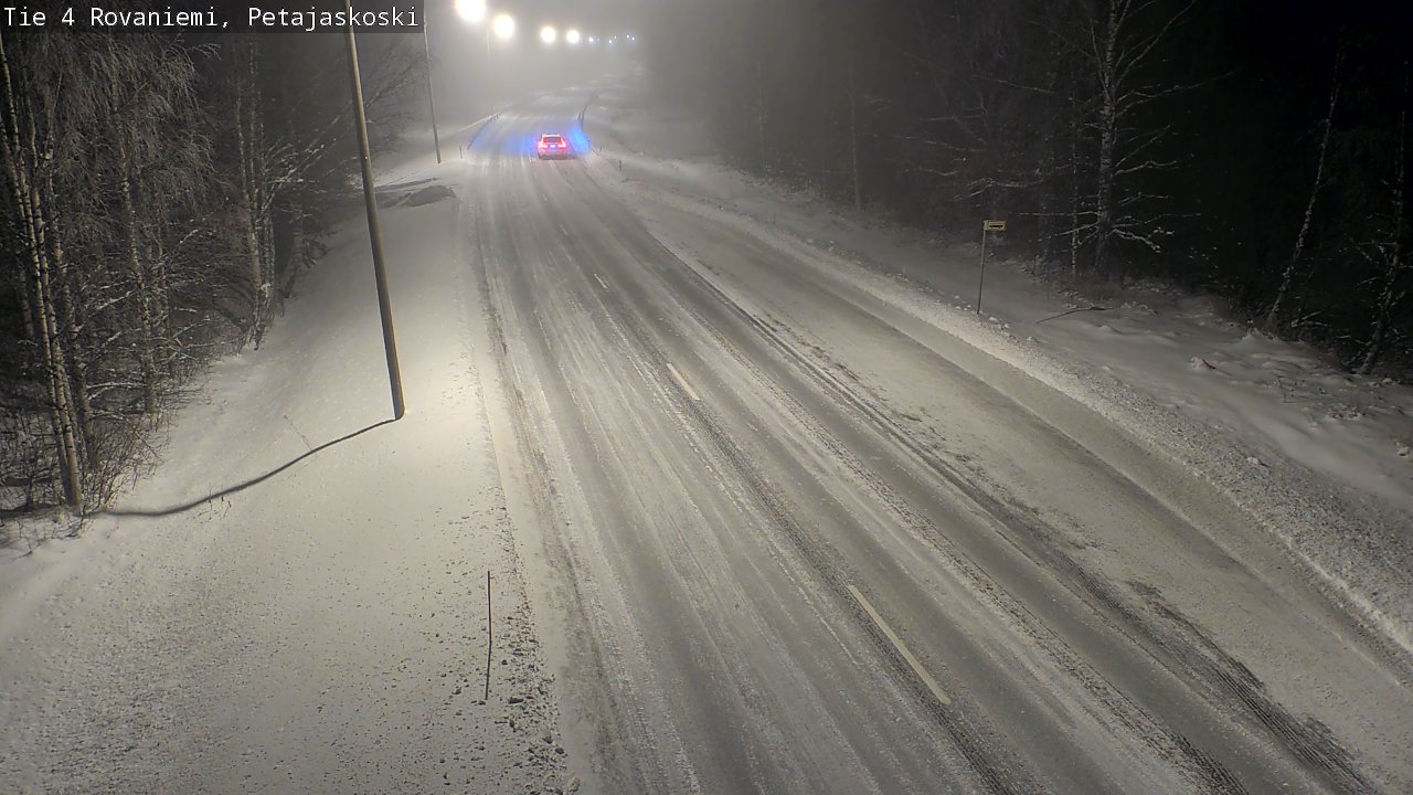 Weather Camera Image Road 4 Rovaniemi, Petäjäskoski, Rovaniemi, Lappi