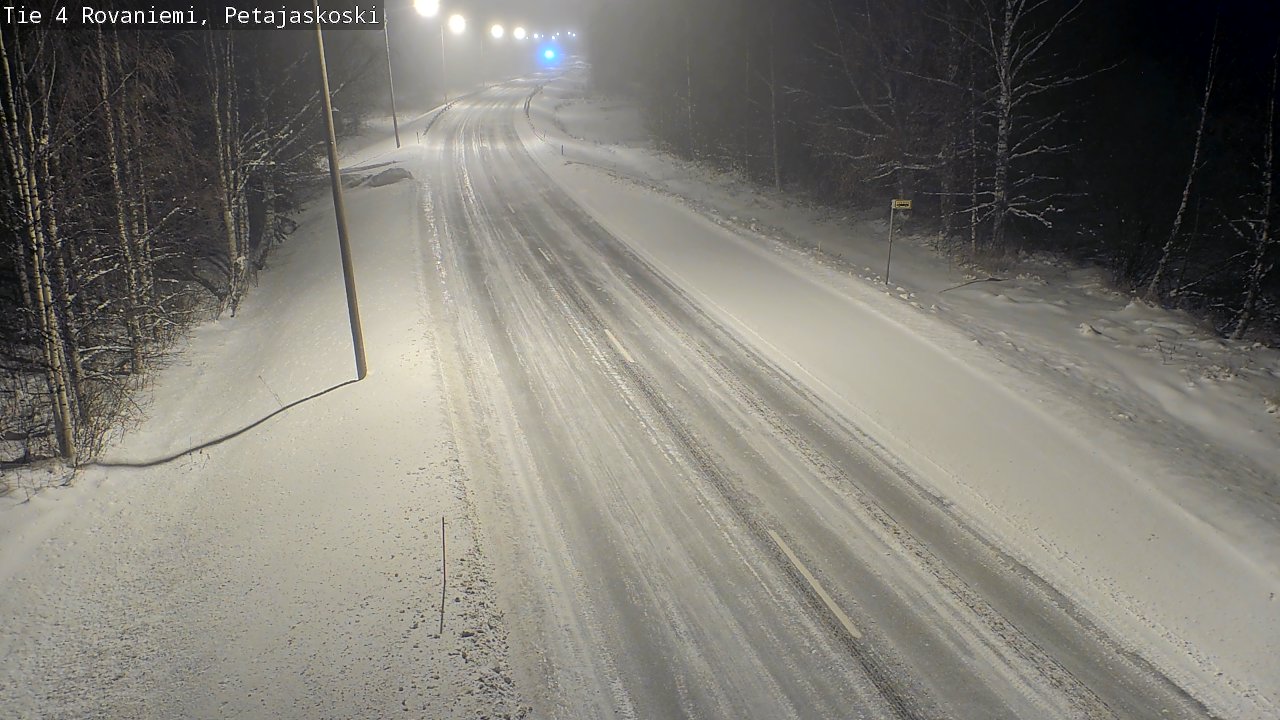 Weather Camera Image Road 4 Rovaniemi, Petäjäskoski, Rovaniemi, Lappi