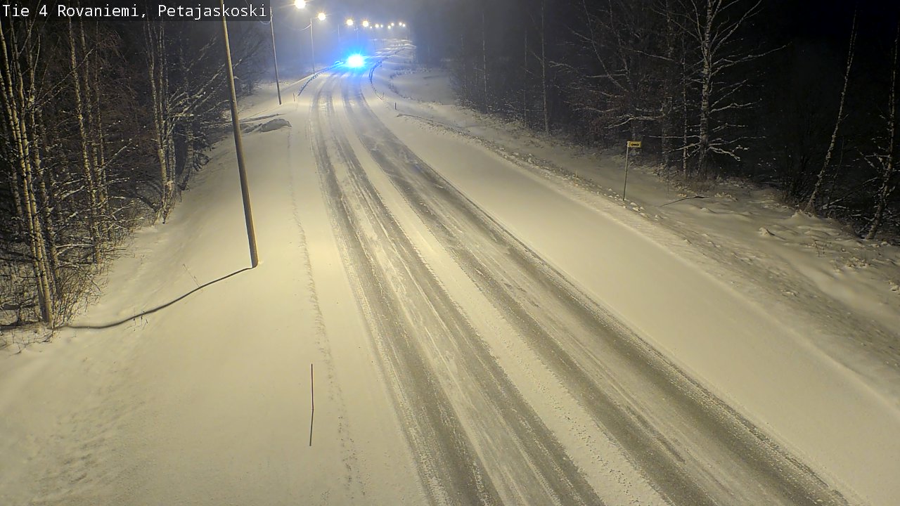 Weather Camera Image Road 4 Rovaniemi, Petäjäskoski, Rovaniemi, Lappi