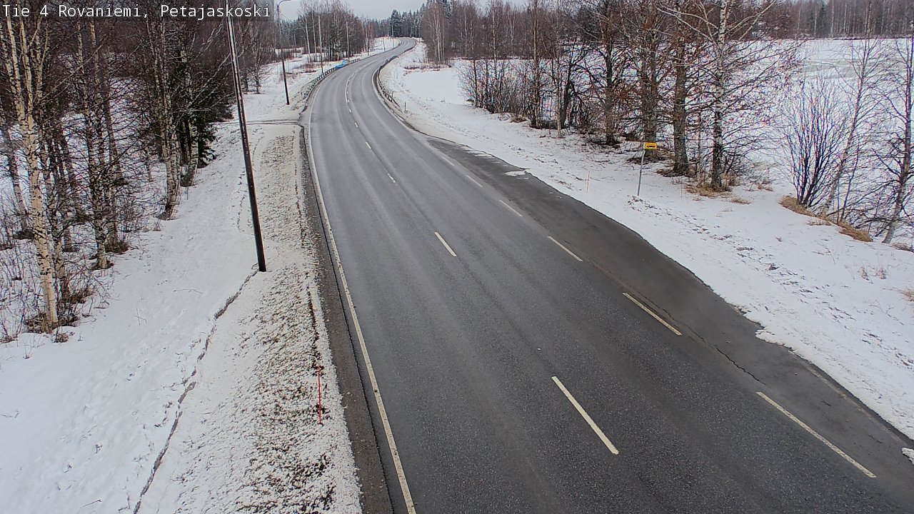 Kelikamerat Kuva Tie 4 Rovaniemi, Petäjäskoski, Rovaniemi, Lappi
