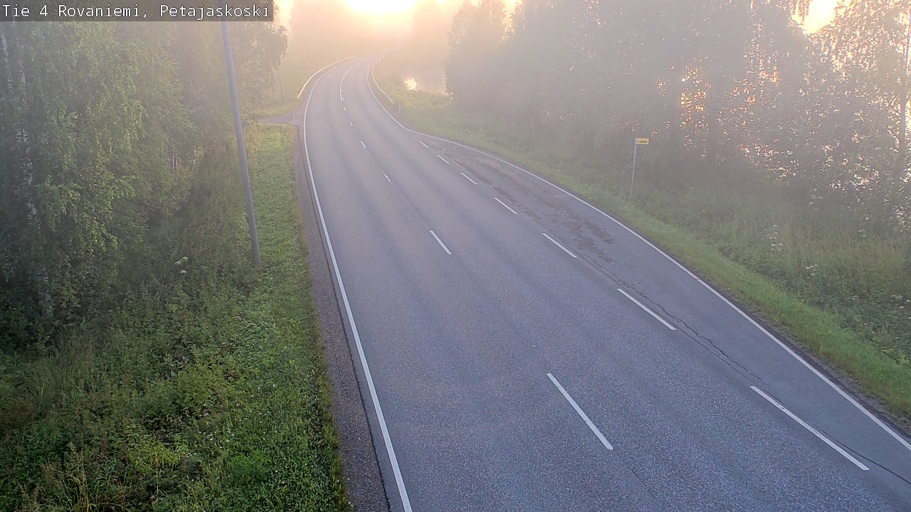 Kelikamerat Kuva Tie 4 Rovaniemi, Petäjäskoski, Rovaniemi, Lappi