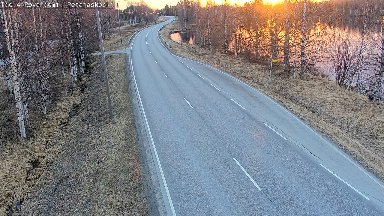Weather Camera Image Road 4 Rovaniemi, Petäjäskoski, Rovaniemi, Lappi