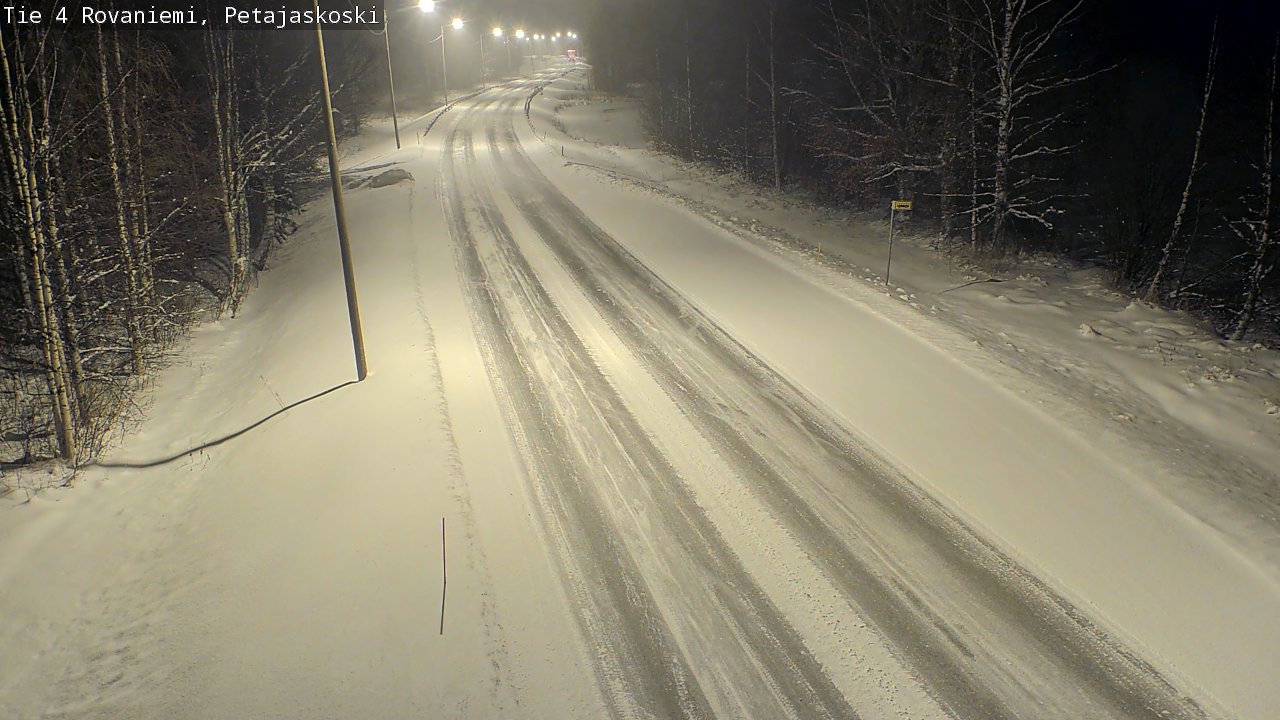Weather Camera Image Road 4 Rovaniemi, Petäjäskoski, Rovaniemi, Lappi