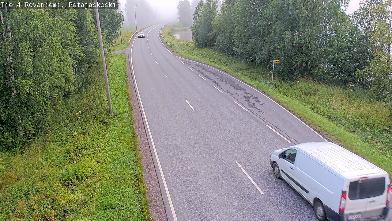 Weather Camera Image Road 4 Rovaniemi, Petäjäskoski, Rovaniemi, Lappi