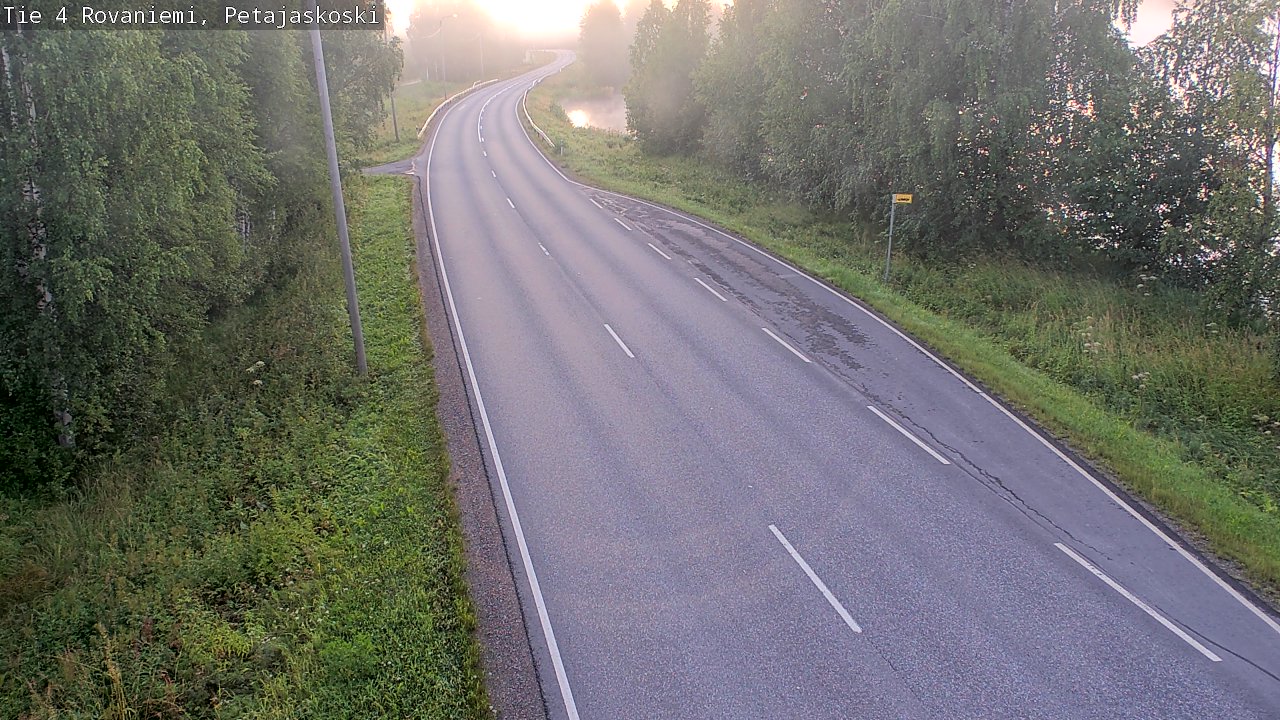 Kelikamerat Kuva Tie 4 Rovaniemi, Petäjäskoski, Rovaniemi, Lappi