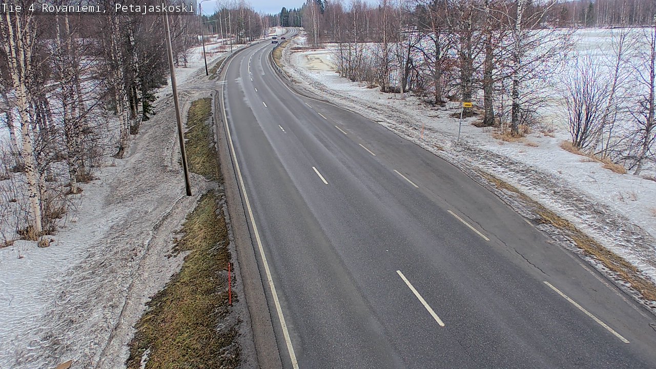 Kelikamerat Kuva Tie 4 Rovaniemi, Petäjäskoski, Rovaniemi, Lappi
