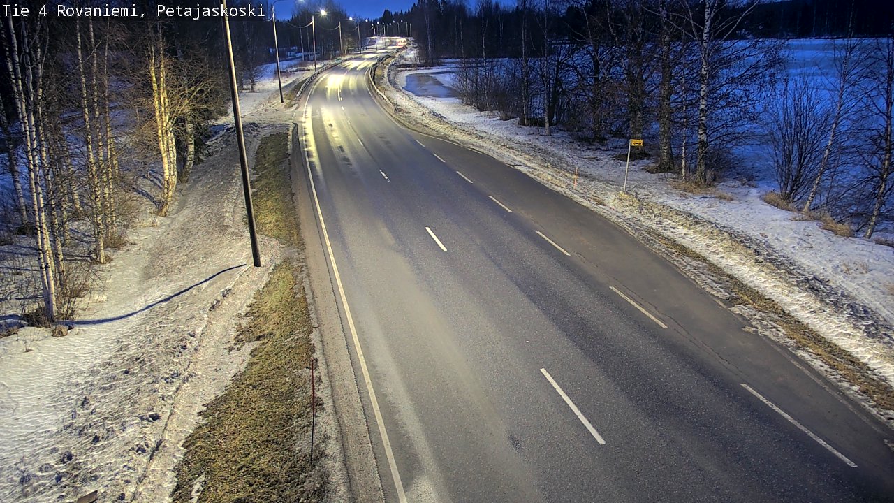 Kelikamerat Kuva Tie 4 Rovaniemi, Petäjäskoski, Rovaniemi, Lappi