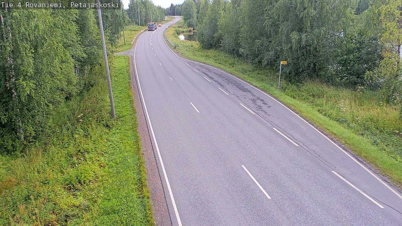 Weather Camera Image Road 4 Rovaniemi, Petäjäskoski, Rovaniemi, Lappi