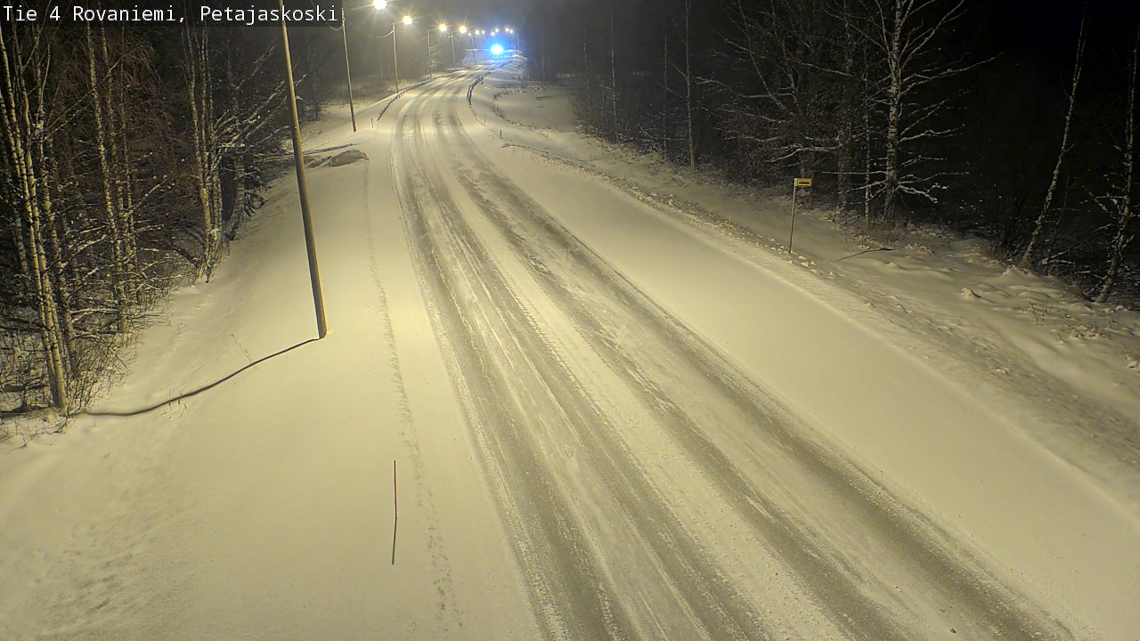 Weather Camera Image Road 4 Rovaniemi, Petäjäskoski, Rovaniemi, Lappi