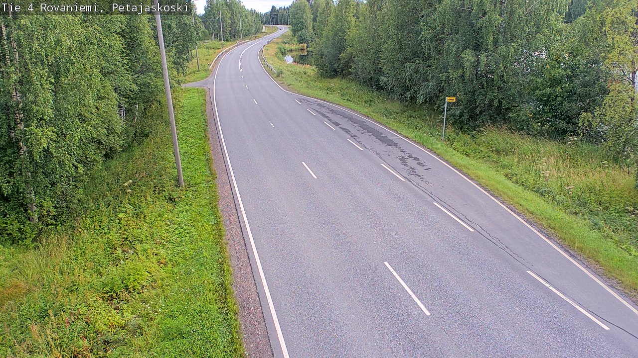 Weather Camera Image Road 4 Rovaniemi, Petäjäskoski, Rovaniemi, Lappi
