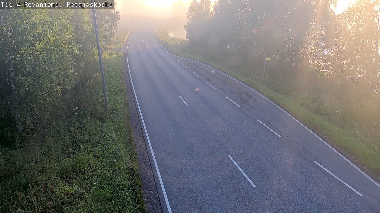 Kelikamerat Kuva Tie 4 Rovaniemi, Petäjäskoski, Rovaniemi, Lappi