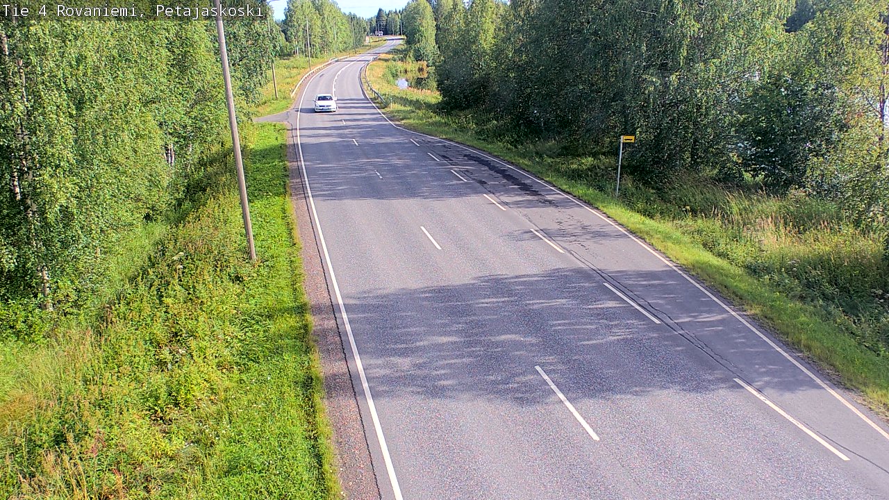 Weather Camera Image Road 4 Rovaniemi, Petäjäskoski, Rovaniemi, Lappi