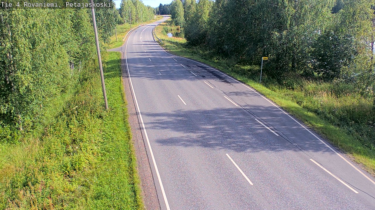 Weather Camera Image Road 4 Rovaniemi, Petäjäskoski, Rovaniemi, Lappi