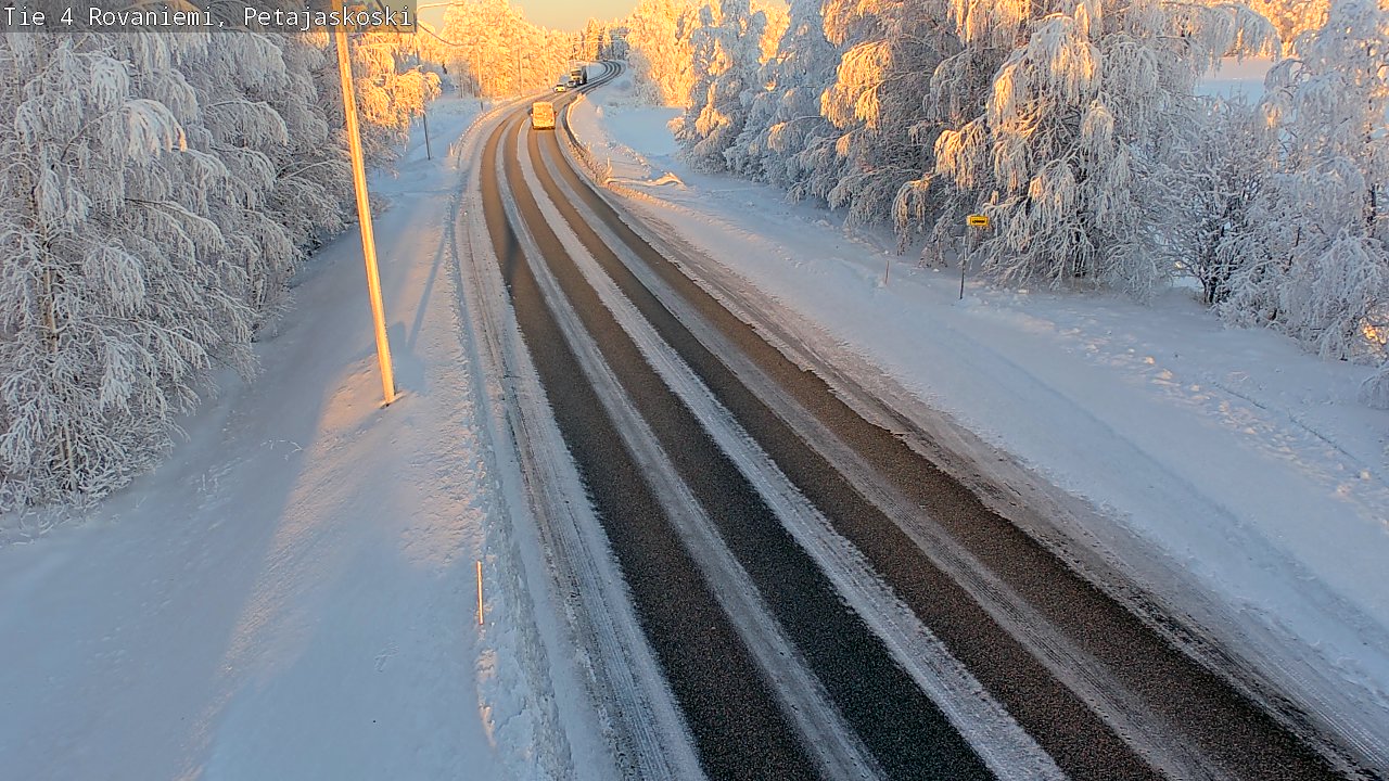 Kelikamerat Kuva Tie 4 Rovaniemi, Petäjäskoski, Rovaniemi, Lappi
