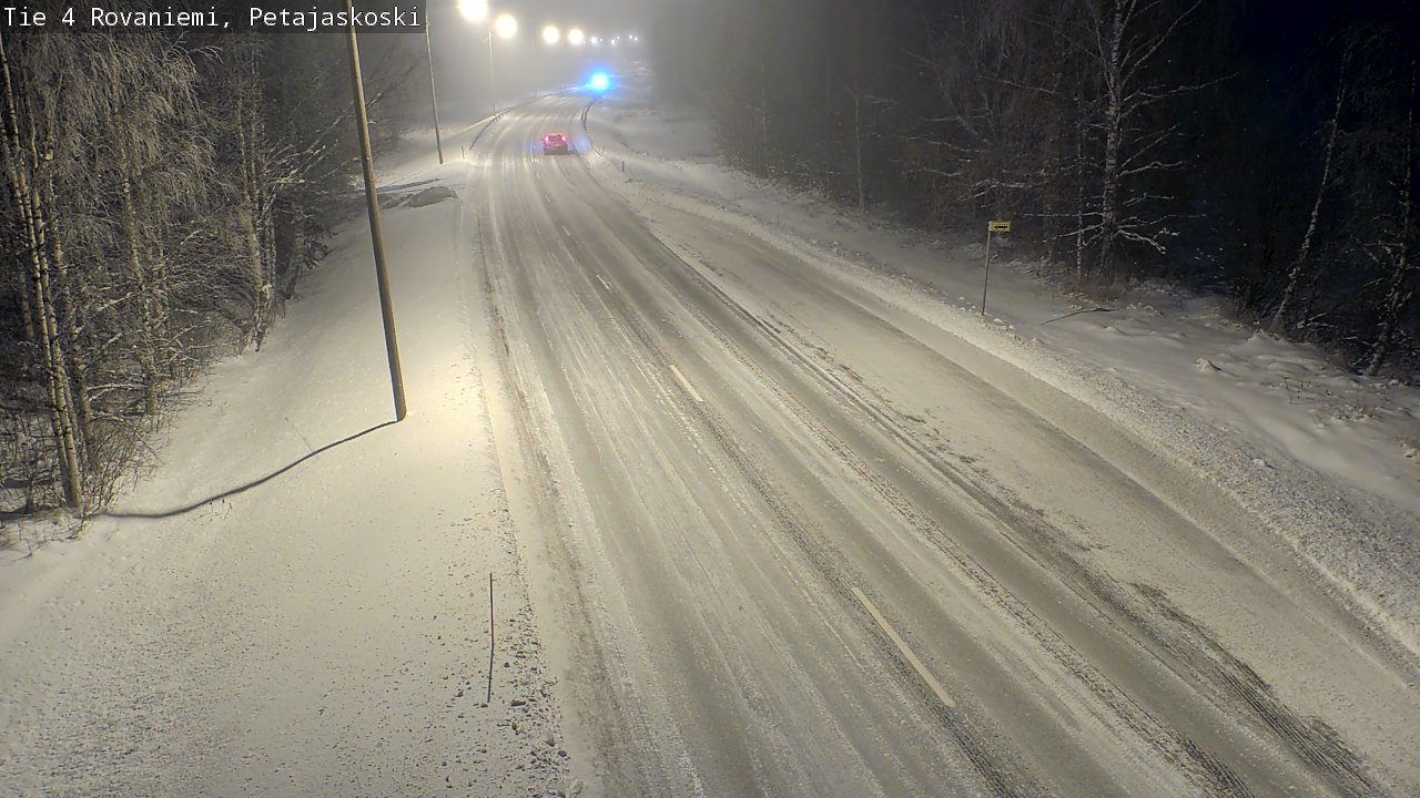 Weather Camera Image Road 4 Rovaniemi, Petäjäskoski, Rovaniemi, Lappi