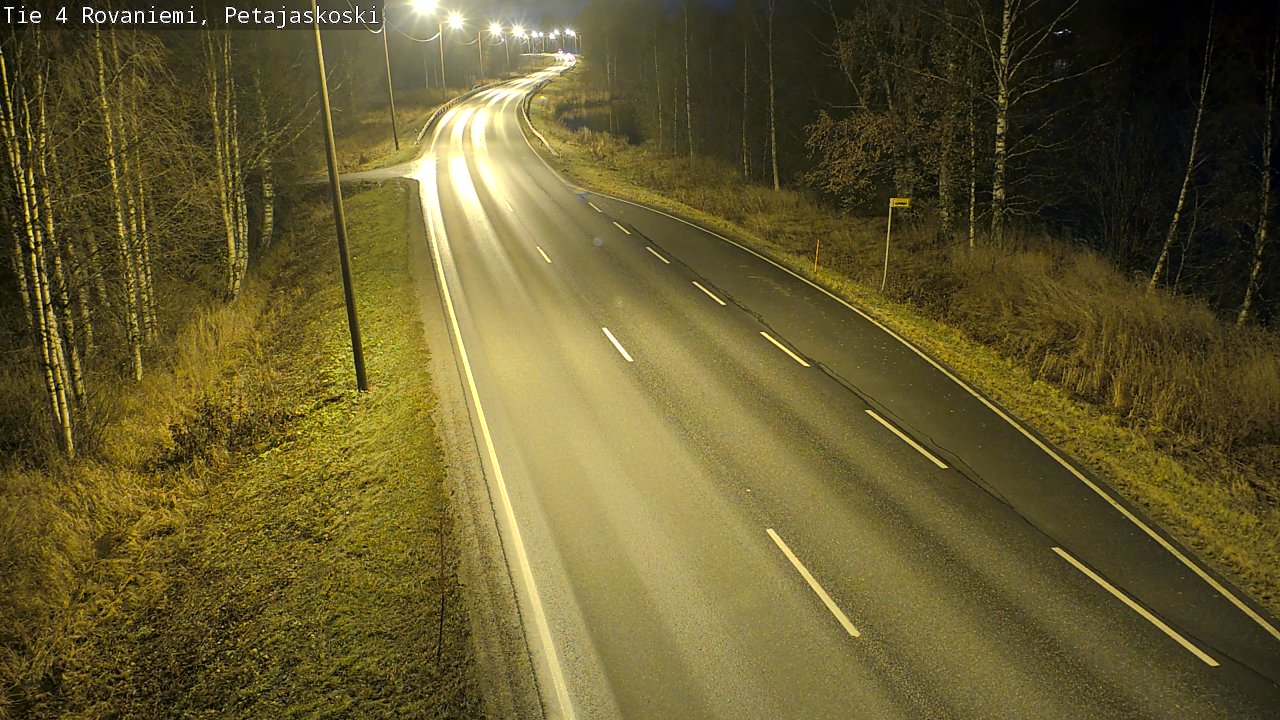 Kelikamerat Kuva Tie 4 Rovaniemi, Petäjäskoski, Rovaniemi, Lappi