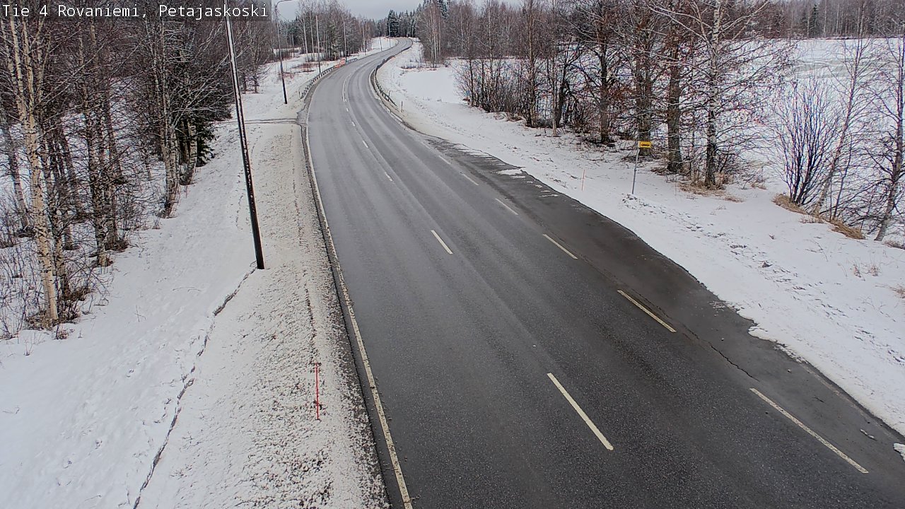 Kelikamerat Kuva Tie 4 Rovaniemi, Petäjäskoski, Rovaniemi, Lappi