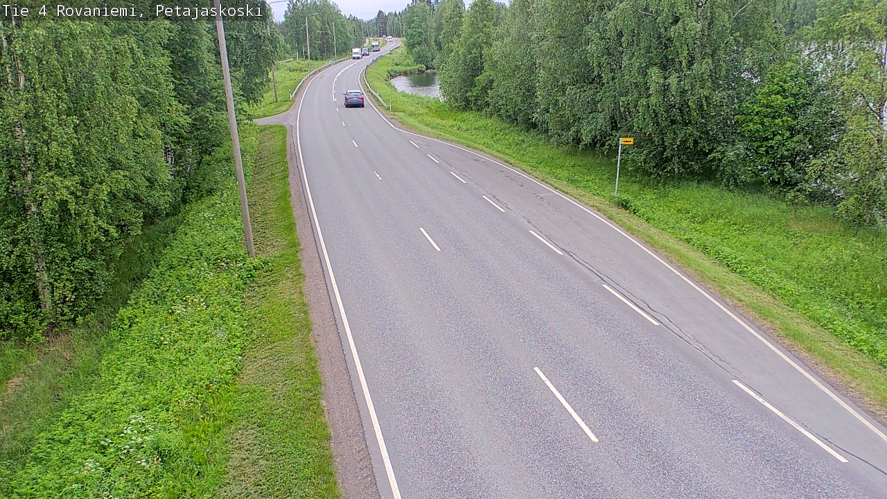 Kelikamerat Kuva Tie 4 Rovaniemi, Petäjäskoski, Rovaniemi, Lappi