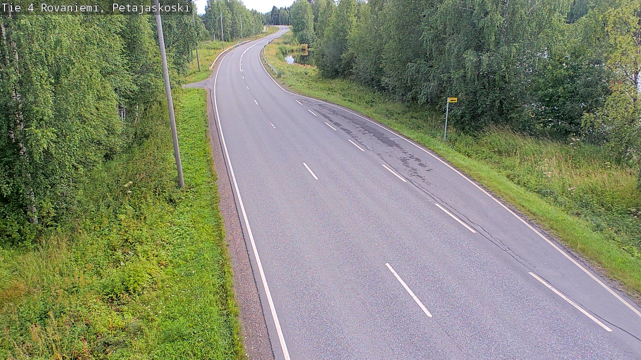 Weather Camera Image Road 4 Rovaniemi, Petäjäskoski, Rovaniemi, Lappi