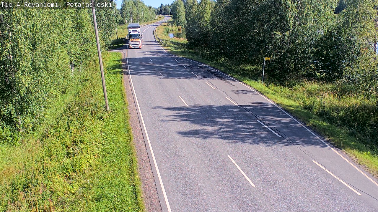 Weather Camera Image Road 4 Rovaniemi, Petäjäskoski, Rovaniemi, Lappi
