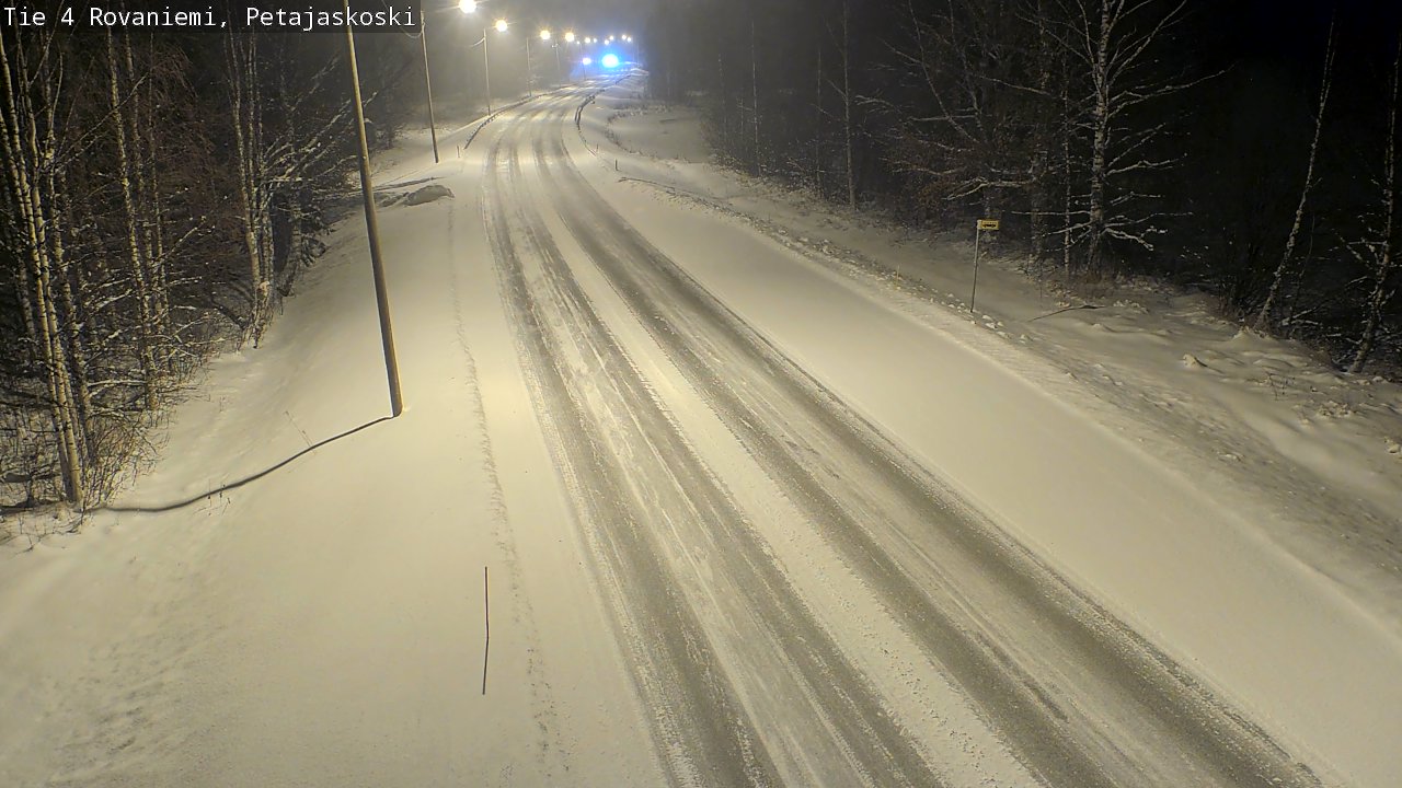Weather Camera Image Road 4 Rovaniemi, Petäjäskoski, Rovaniemi, Lappi